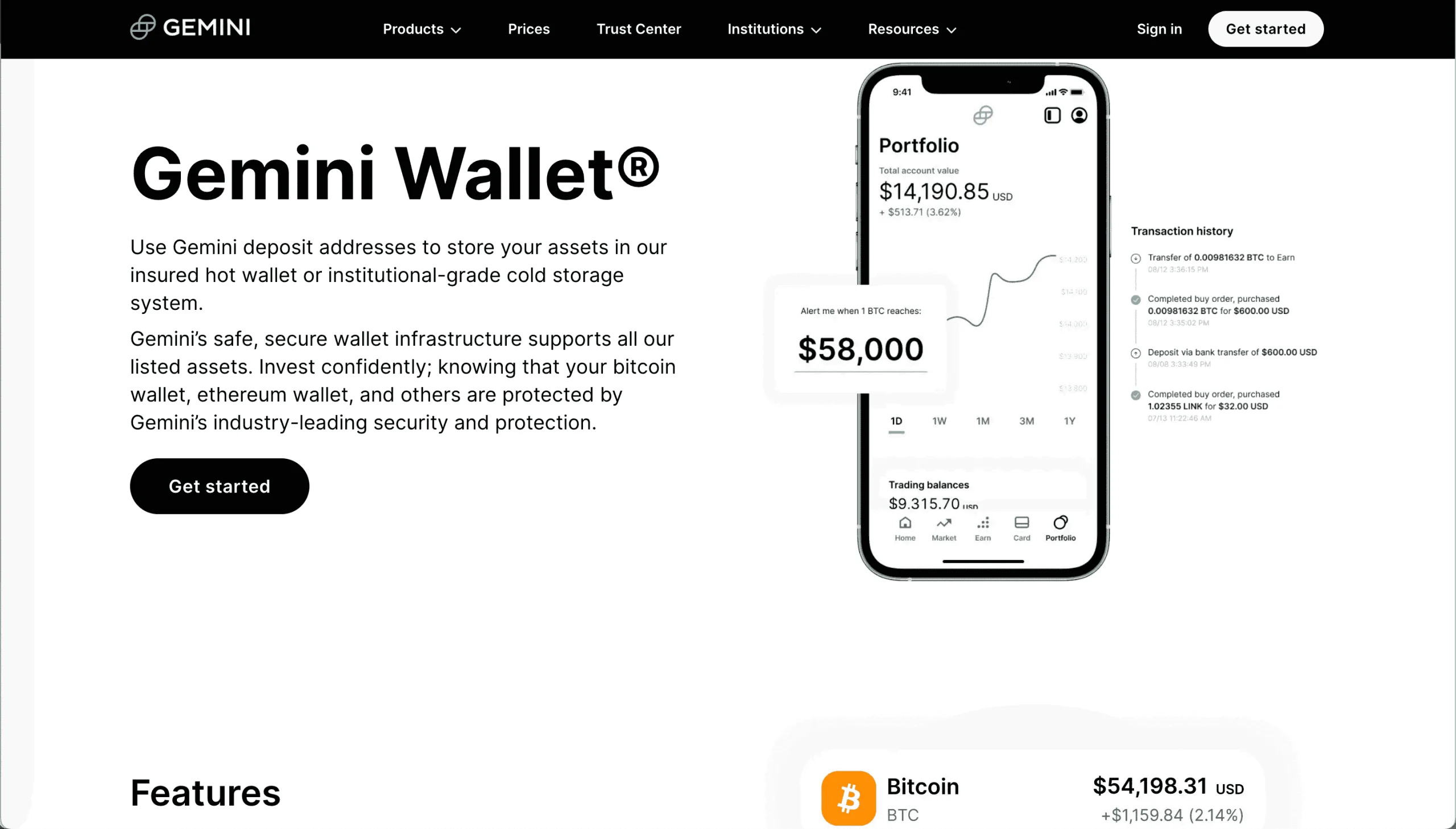 Gemini wallet mobile