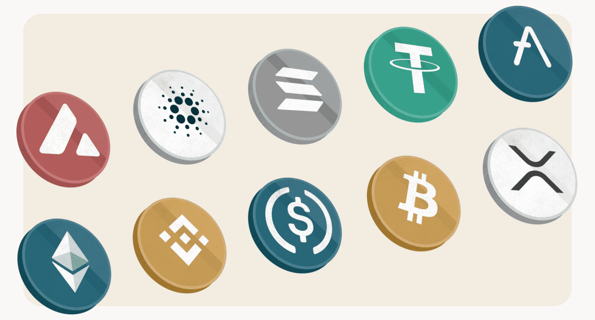 Various Cryptocurrencies