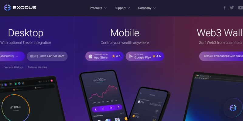 Exodus mobile app review