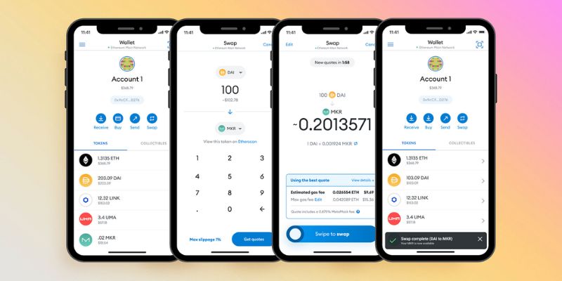 MetaMask mobile app