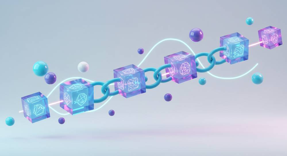 How does a blockchain work step by step
